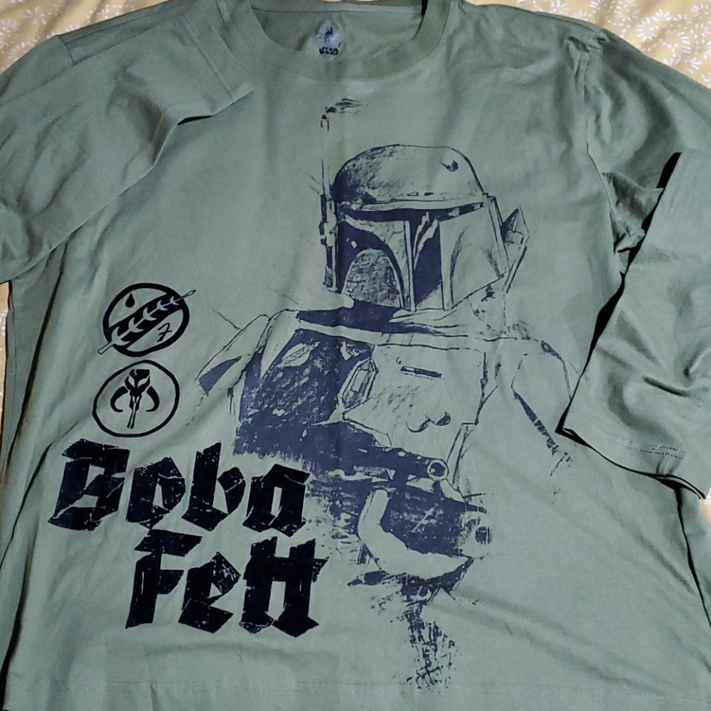 Disney star wars Boba fett tee nwots